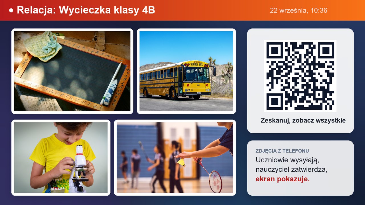Relacja ze zdjęć z kodem QR